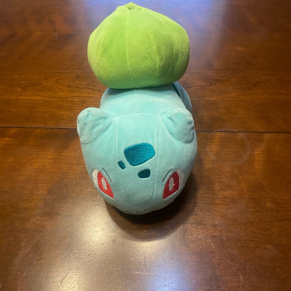 Bulbasaur Plush Toy - Light Blue & Green
